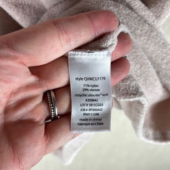 Barefoot Dreams Cozy Chic Ultra Lite Raglan Tee Extra Large - Picture 5 of 6